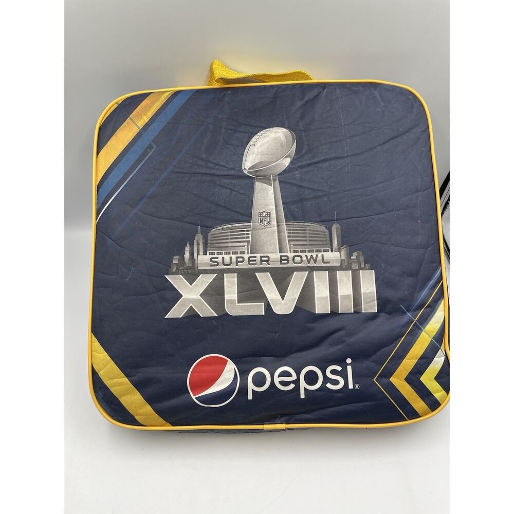Super Bowl 48 XLVIII NFL Welcome Bag Seat Cushion NY NJ 2014 Lot